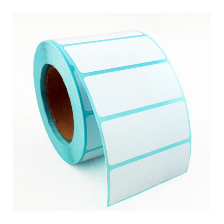 3.jpg55mm*25mm bright white PET film self adhesive label rolls