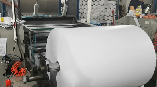 Blank thermal rolls slitting process