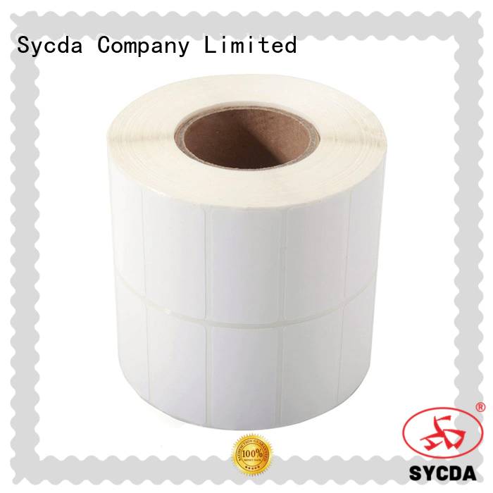 Sycda silver self adhesive labels atdiscount for logistics
