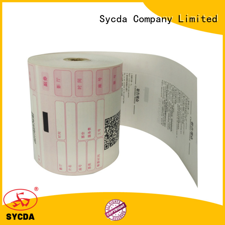 Sycda 57mm receipt paper wholesale for movie ticket