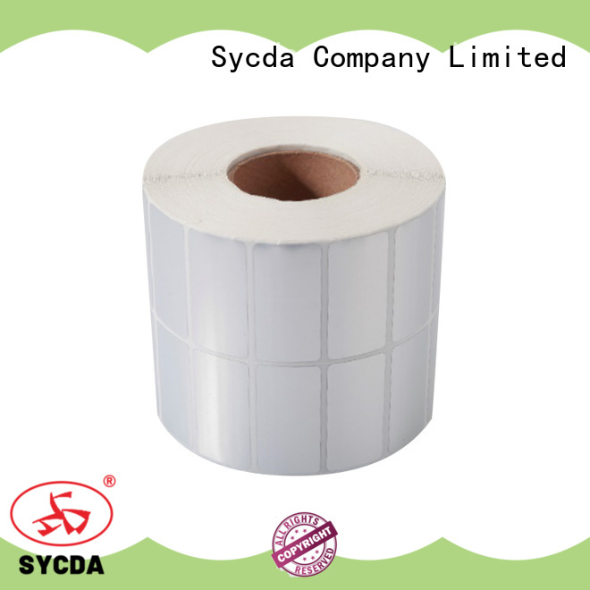 Sycda silver adhesive labels factory for supermarket