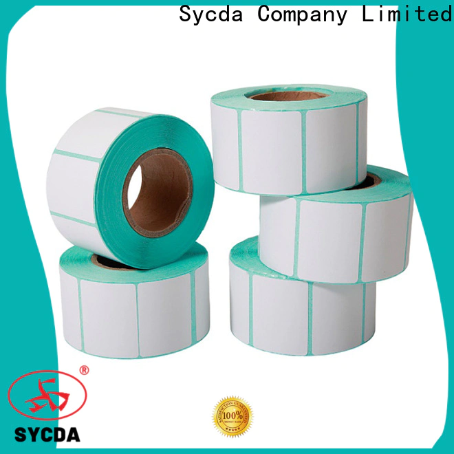 Sycda transparent circle labels with good price for supermarket