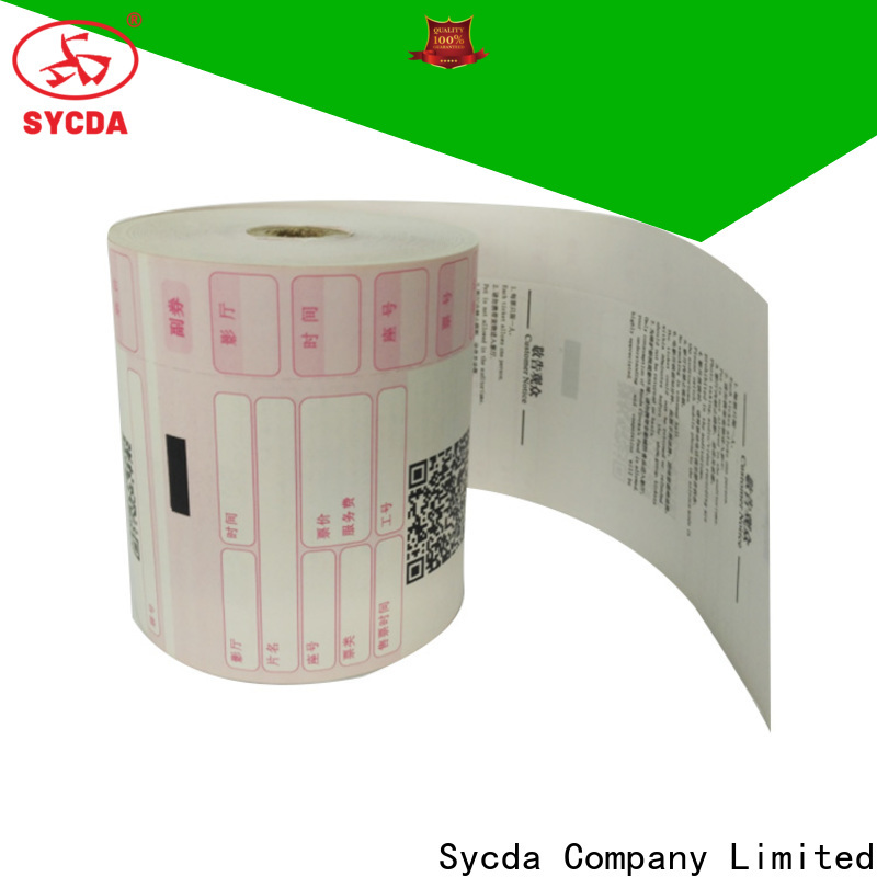 Sycda 80mm atm paper rolls factory price for cashing system