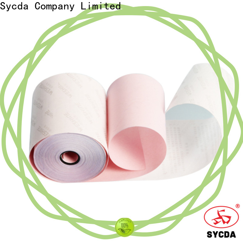 Sycda carbonless printer paper from China for banking