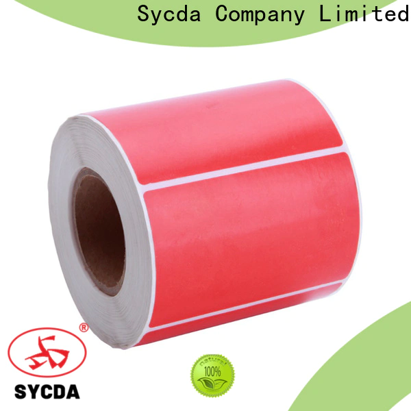 Sycda adhesive labels design for logistics