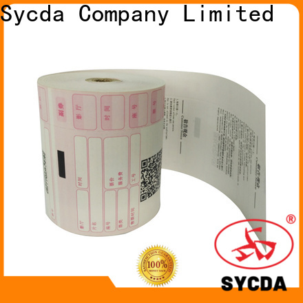 Sycda 80mm thermal paper rolls supplier for movie ticket