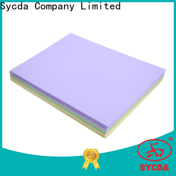 Sycda hot selling coated woodfree paper supplier for industrial