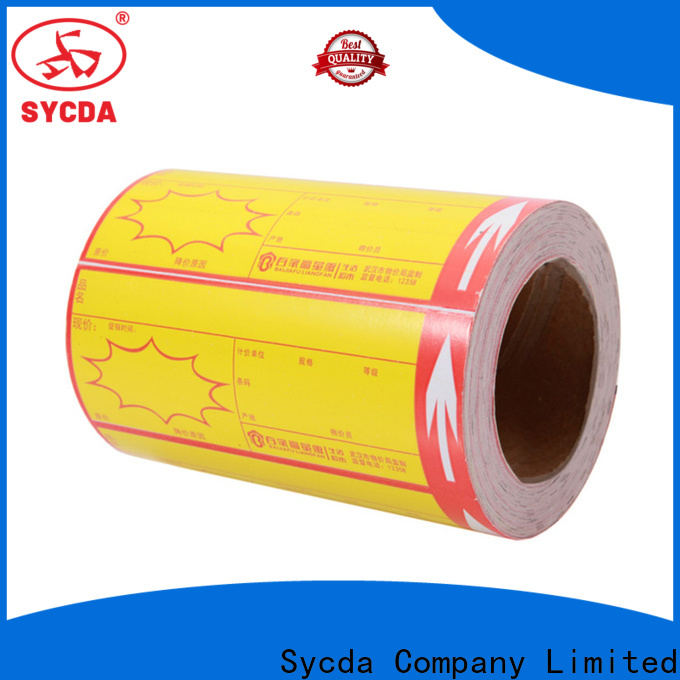 Sycda 55mm sticky address labels with good price for hospital