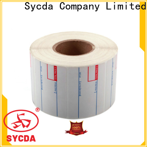 Sycda stick labels factory for supermarket