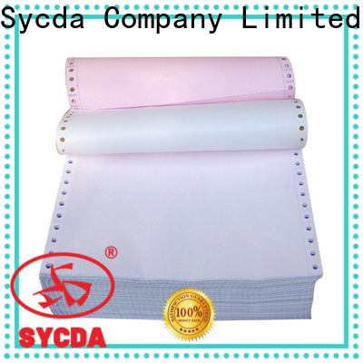 Sycda continuous 4 plys ncr paper sheets for supermarket