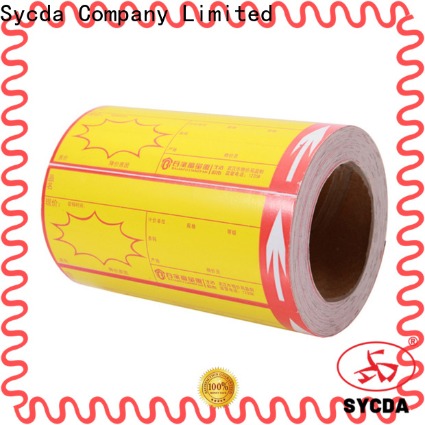 transparent roll labels with good price for logistics