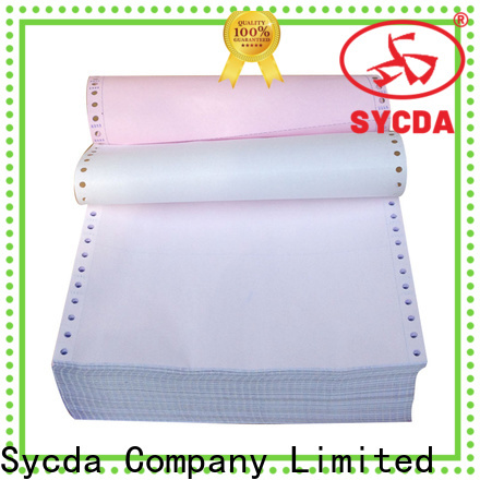 Sycda printed carbonless copy paper series for supermarket