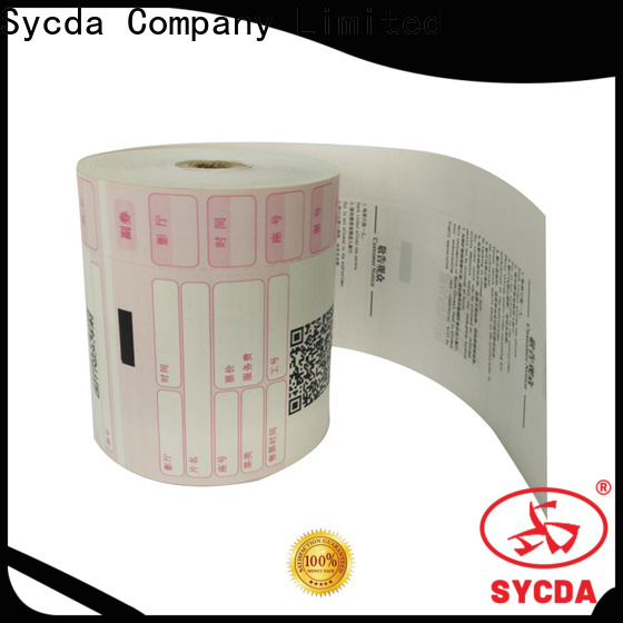 synthetic thermal paper rolls factory price for receipt