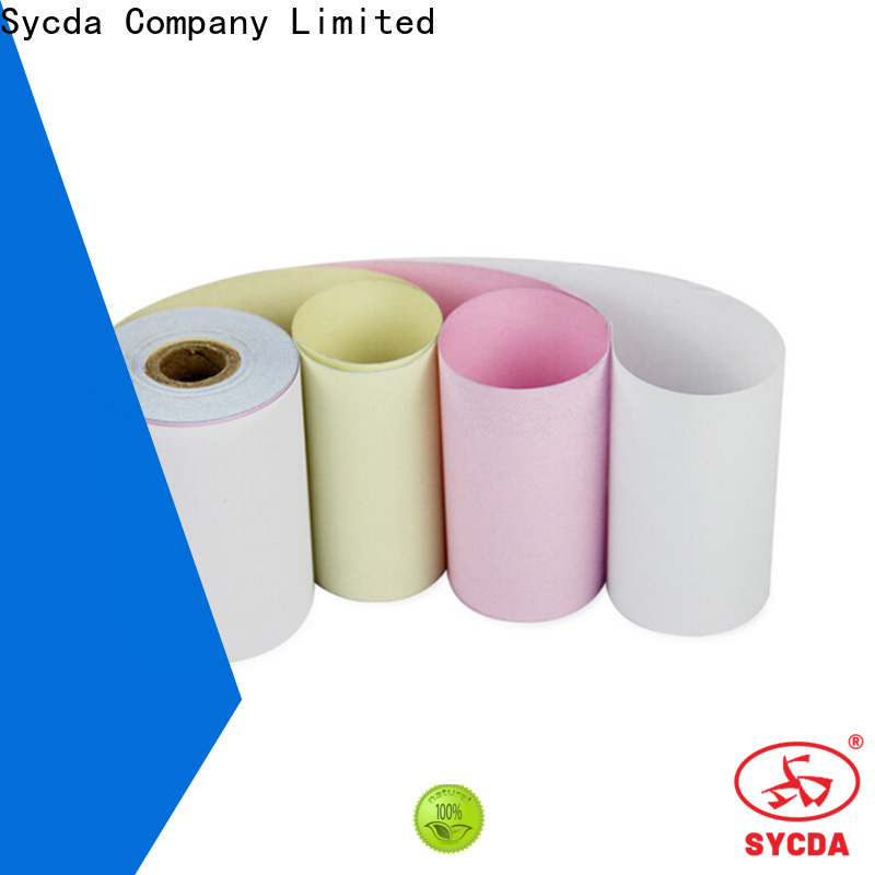 Sycda ncr 2 plys carbonless paper manufacturer for supermarket