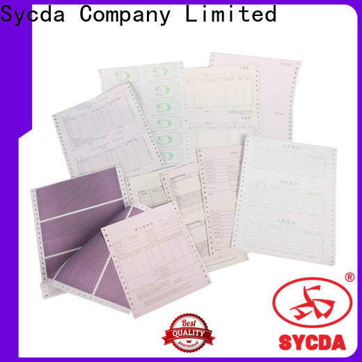 Sycda 241mm380mm 3 plys carbonless paper manufacturer for computer
