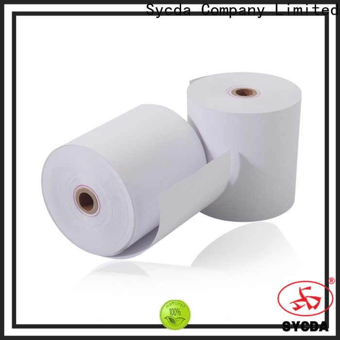 Sycda printed atm paper rolls personalized for fax