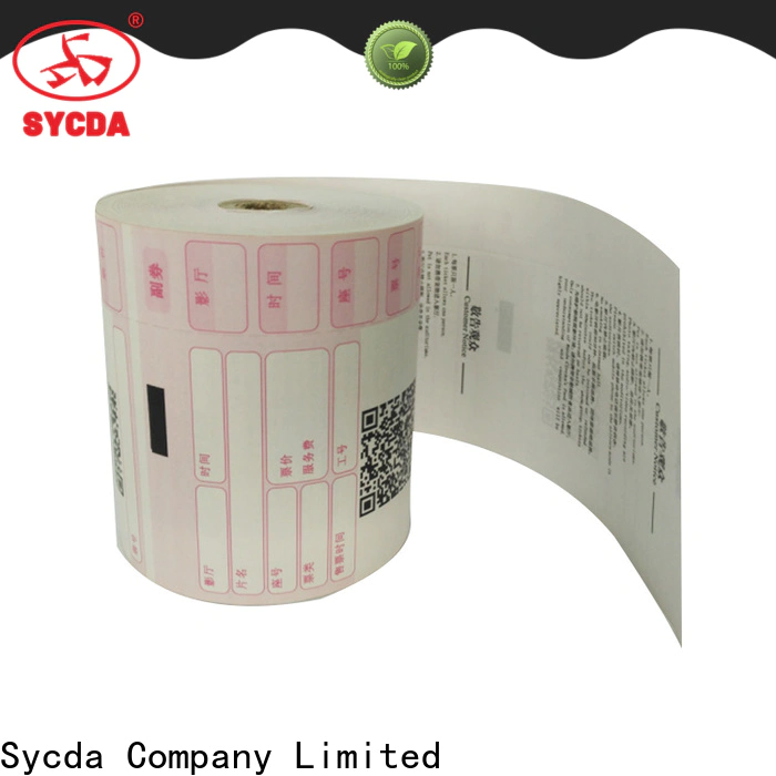 Sycda receipt paper personalized for cashing system