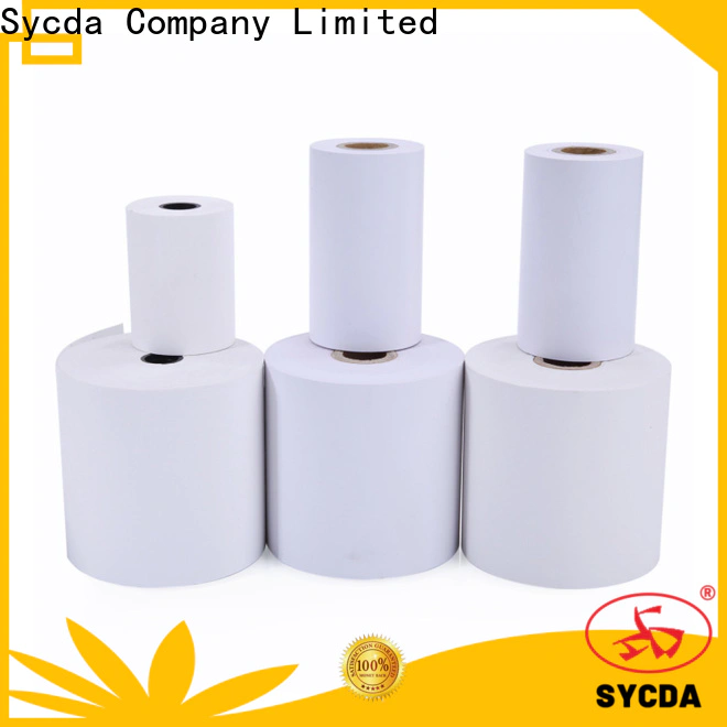 Sycda synthetic cash register tape personalized for fax