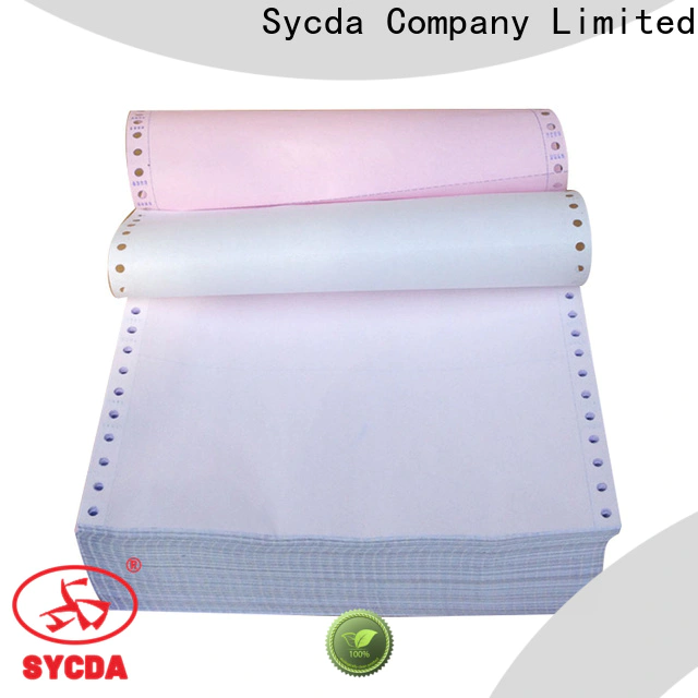 Sycda carbonless copy paper from China for hospital