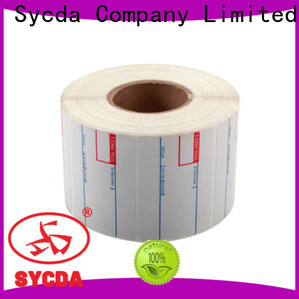 Sycda transparent printed adhesive labels factory for hospital