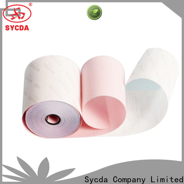Sycda printed carbonless paper from China for hospital
