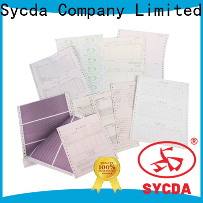 Sycda 2 plys carbonless paper sheets for banking