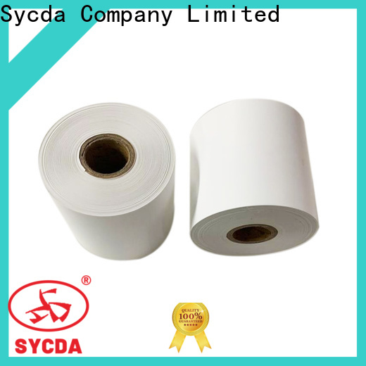 Sycda waterproof pos paper rolls personalized for movie ticket