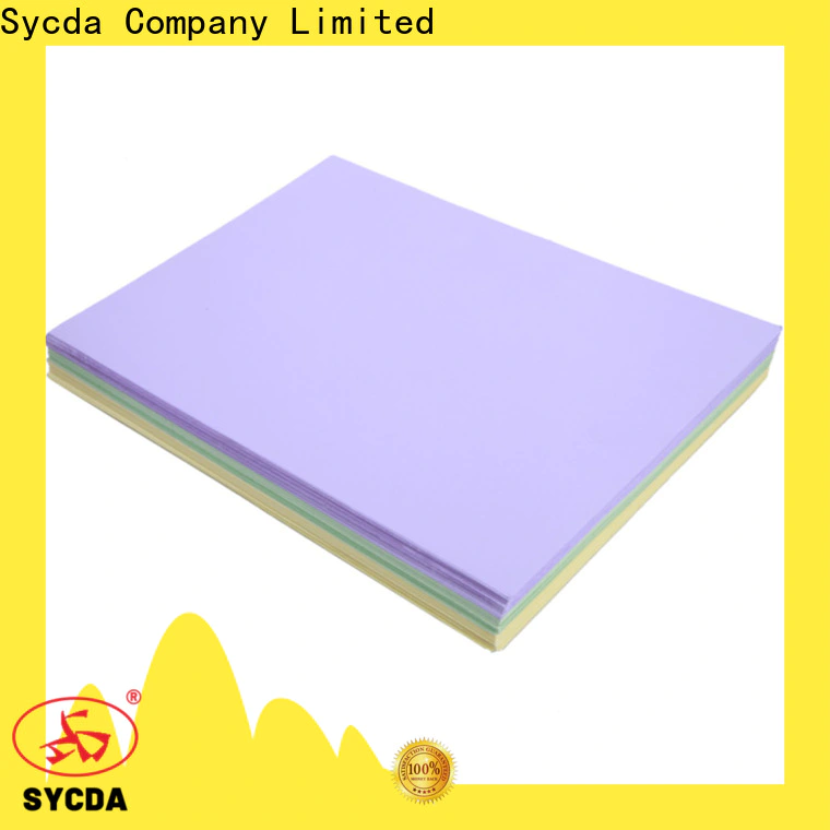 Sycda woodfree printing paper personalized for industry