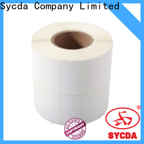 Sycda white stick labels factory for logistics