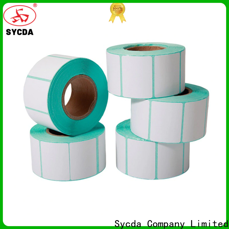 Sycda silver self stick labels factory for hospital