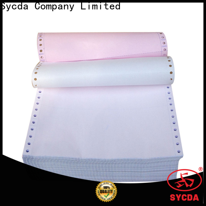 Sycda ncr carbonless paper 2 plys series for supermarket