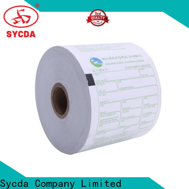 Sycda 110mm thermal printer rolls supplier for movie ticket