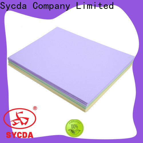Sycda hot selling coated woodfree paper supplier for commercial