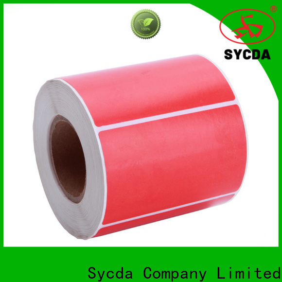 Sycda woodfree sticky label printing with good price for aviation field