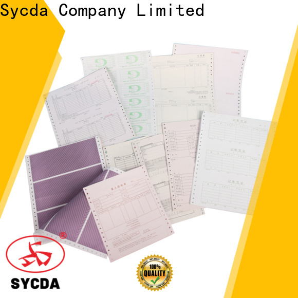 Sycda colorful carbonless printer paper manufacturer for hospital