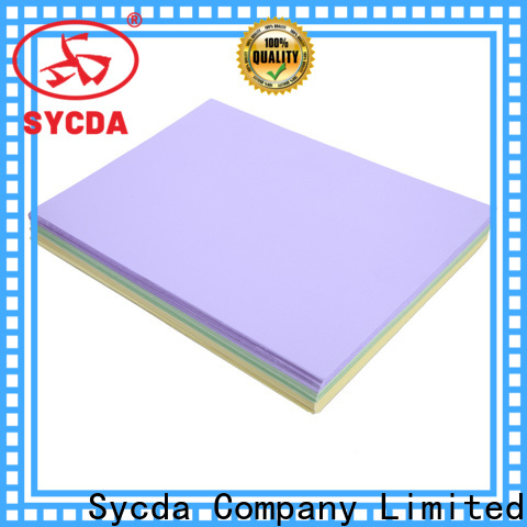 Sycda hot selling coated woodfree paper wholesale for industrial