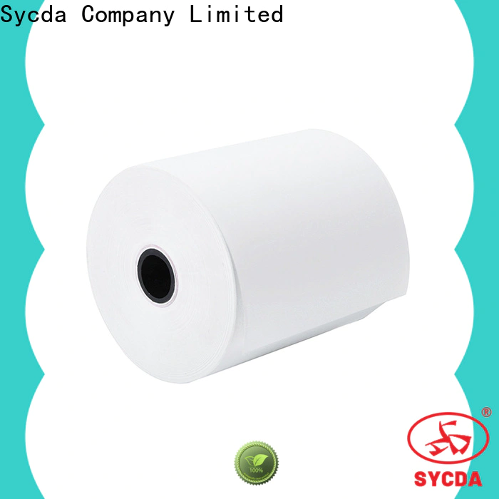 Sycda 110mm receipt rolls personalized for logistics