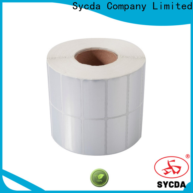 Sycda sticky label printing with good price for banking