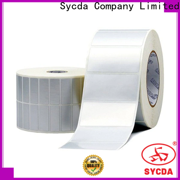 Sycda woodfree stick on labels with good price for aviation field