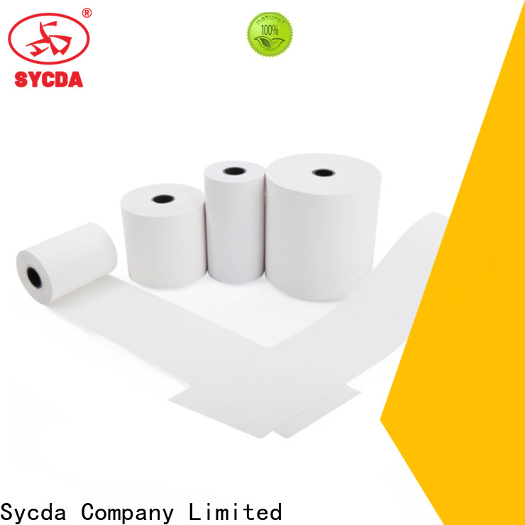 Sycda synthetic pos paper rolls personalized for lottery