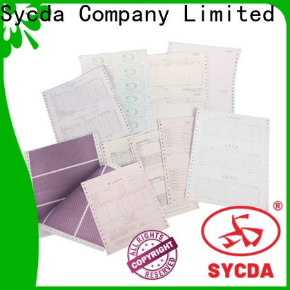 Sycda 610mm860mm 3 plys carbonless paper manufacturer for hospital