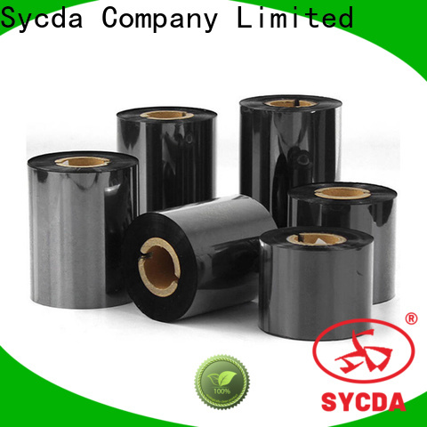 Sycda popular wax ribbon design for price label