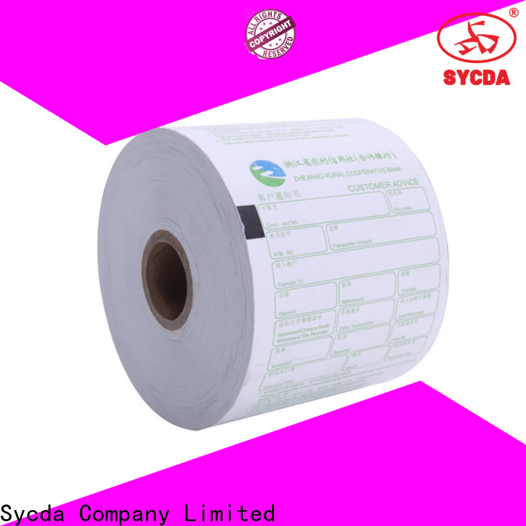 Sycda waterproof credit card rolls factory price for receipt