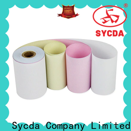 Sycda 610mm860mm ncr paper rolls directly sale for computer