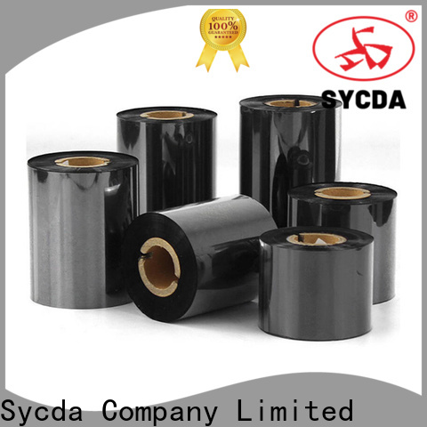 Sycda efficient thermal transfer ribbon design for price label