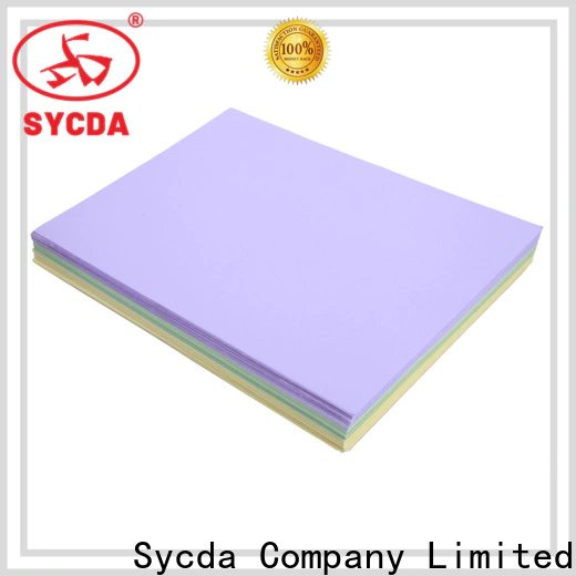 Sycda durable woodfree uncoated paper personalized for sale
