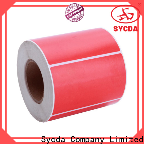 Sycda printed adhesive labels factory for supermarket