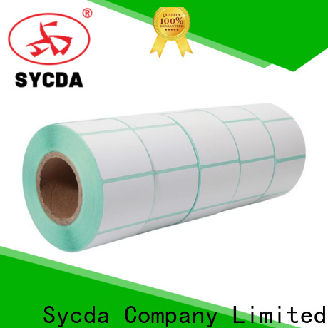 Sycda transparent self adhesive stickers design for logistics