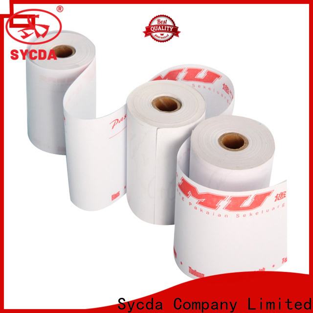 Sycda credit card paper rolls supplier for logistics