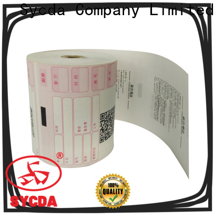 Sycda receipt rolls supplier for hospitals